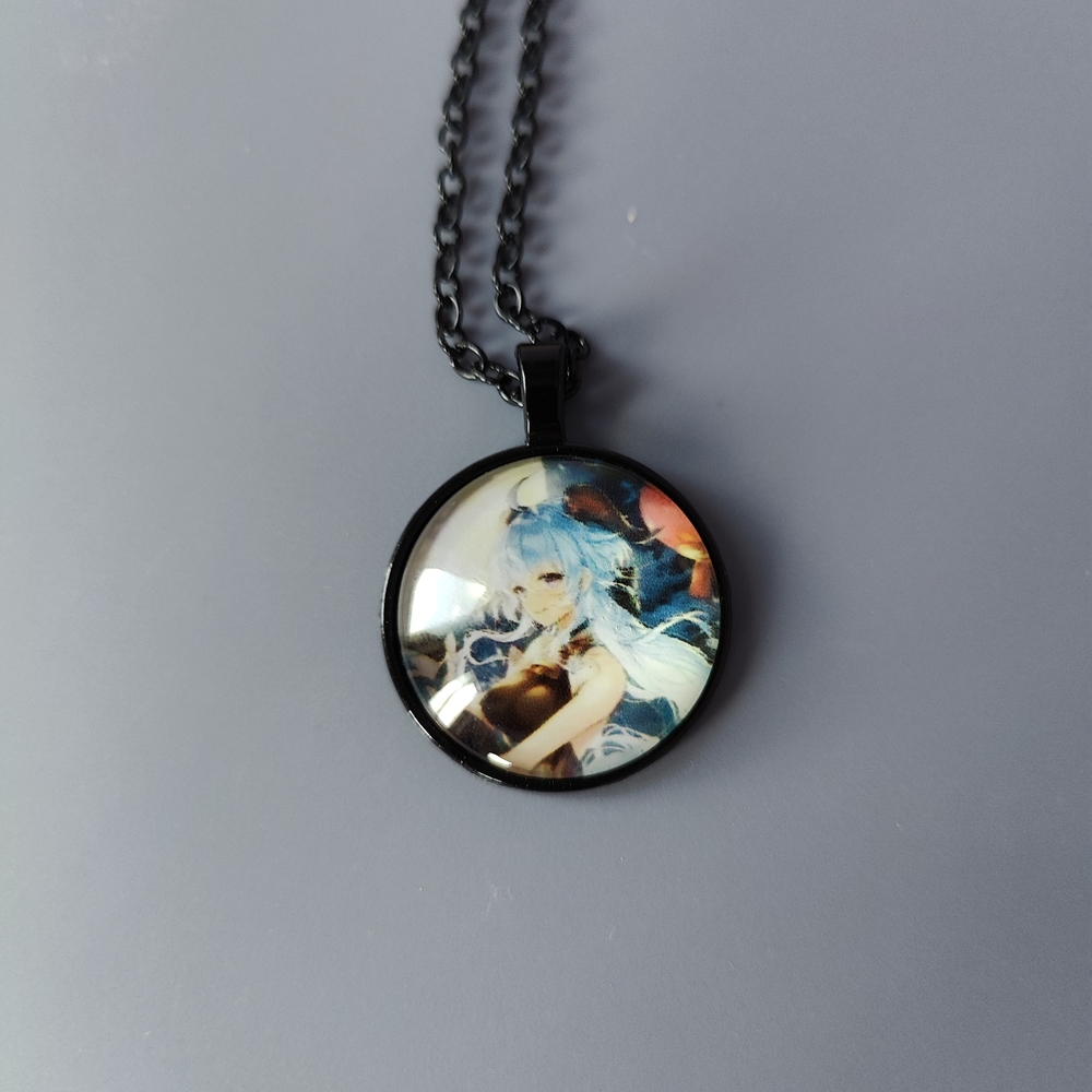 Genshin Impact Ganyu Black Pendant Necklace